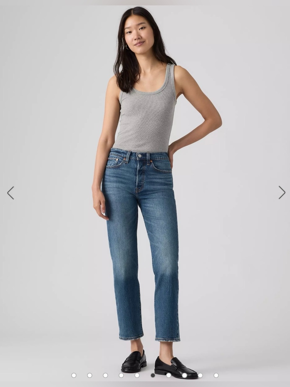 Levis Wedgie Straight Blue Sz 26